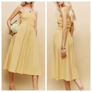 NEW! Reformation Kerrie Dress in Sunshine Size 4
